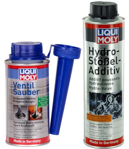 Liqui Moly Ventil Sauber Benzin Zusatz 1014 + 1009 Hydro Stößel Motor-Öl Ad | 1014+1009 Liqui Moly Ventil Sauber+Hydro Stößel,