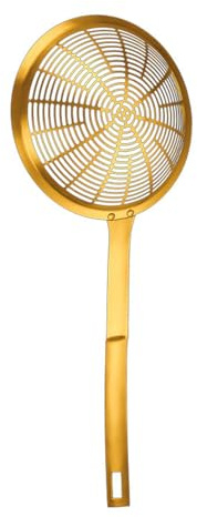Schiumarola in acciaio inox antiruggine grande colino mestolo scanalato cucchiaio per scolare e sbollentare efficacemente schiumarola antiruggine