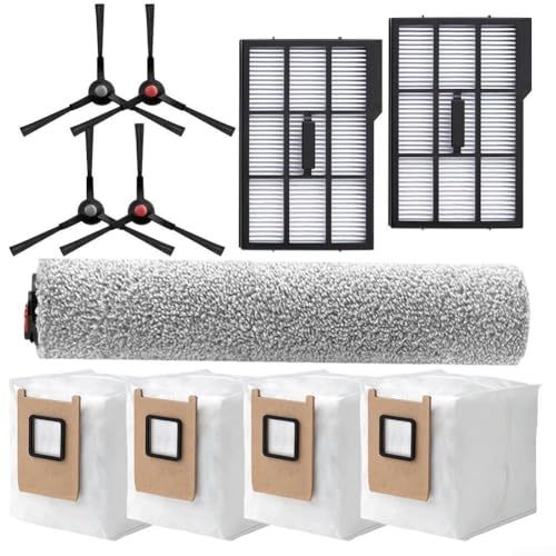 Vacuum Cleaner Replacement Kit Main Brush Side Brushes Dust Bags Filter Set Robot Vacuum Parts Accessories For Eufy for Omni for E25 for E28