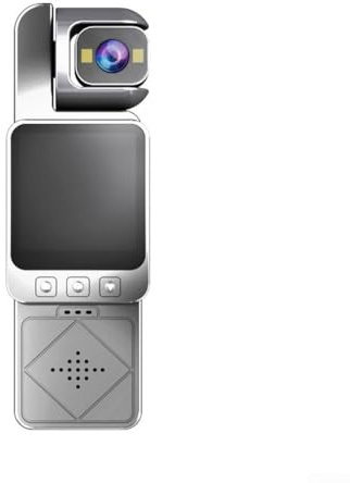 Caméra d'action avec WiFi pour les aventures en plein air, enregistrement vidéo haute définition, design compact 17 x 2 x 5,5 cm, caméra de sport portable légère en argent