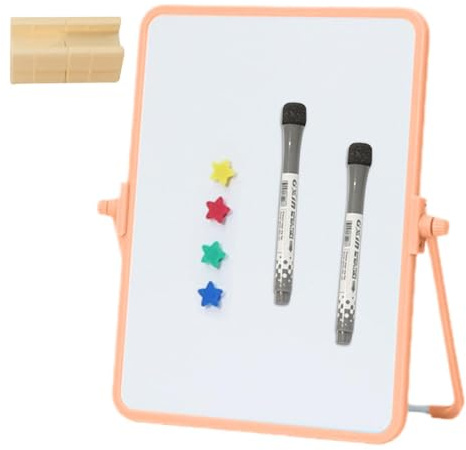 Wezalget Magnetisk Whiteboardtavla | Dubbelsidig Memo-Anteckningsskiva med Stativ | Torrraderbar Skrivbordstavla Inklusive Whiteboardpennor | för Arbetsplatser, Skolor, Klassrum, Lägenheter och