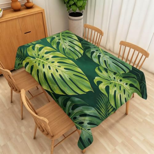 Tovaglia Quadrata 160x160 cm Monstera Deliziosa Poliestere