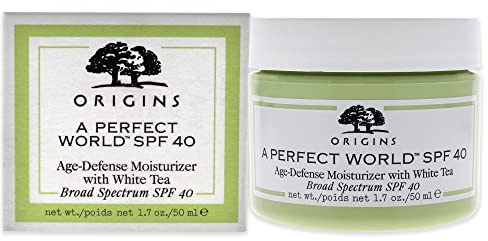 Origins A Perfect World Age-Defense Moisturizer with White Tea SPF 40 For Unisex 1.7 oz Moisturizer