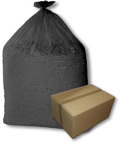 dm-folien Graue Müllsäcke 240 Liter I 250 Stück I 630 x 520 x 1500 mm I Große Abfallbeutel für Entsorgung von Styropor & Folienabfälle I Reißfeste Müllbeutel mit Seitenfalte I Foliensäcke 23 my