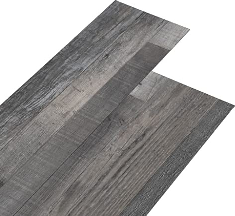 vidaXL PVC Laminat Dielen 5,02m² 2mm Selbstklebend Vinylboden Vinyl Boden Planken Bodenbelag Fußboden Designboden Dielenboden Industriell Holz