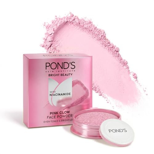POND's Natural Glow Face Matte Powder, Pink Glow, 30g, For Normal Skin