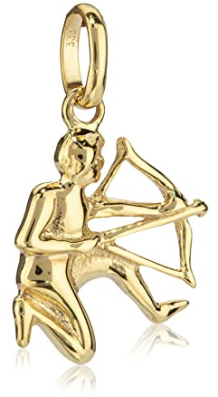 NKlaus Kettenanhänger Sternzeichen, 333 Gelbgold, poliert, 8 Karat, 1 Stück