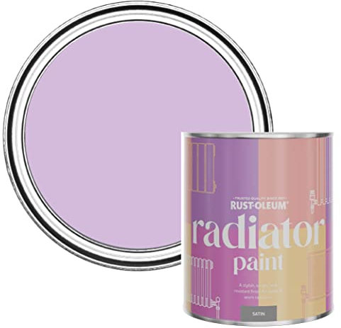 Rust-Oleum Purple Heat Resistant Radiator Paint in Satin Finish - Violet Macaroon 750ml