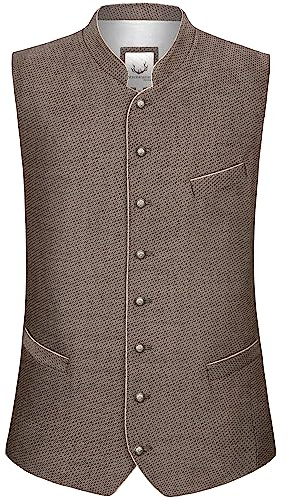 Stockerpoint Loris Gilet Traditionnel, Marron, 50 Homme