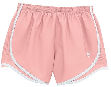 Varsity Athletic Cheerleading-Shorts, Cheerleading-Shorts für Damen, Koralle, Mittel