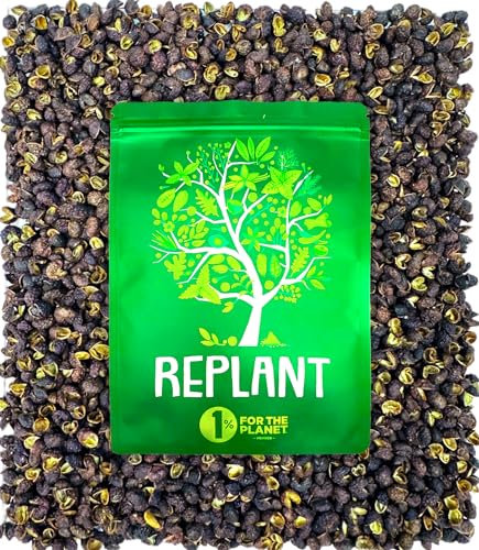 REPLANT - Poivre de Timut 110g - Grand Cru du Népal 2025 - Baie Entière pour Moulin à Poivre - Famille Poïvre de Sichuan - Sachet Recharge Moulin FreshZIP