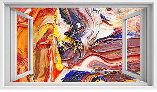 islandburner Prime Bild auf Leinwand Fensterblick Nahaufnahme von Ölfarben Sagenhafter Ef Bilder Wandbilder Poster