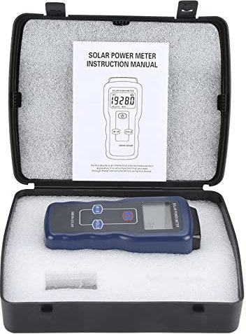 Sm206 Digitaler Solar-Stromzähler, Sonnenlicht, Strahlung, Messgerät, Bestrahlungsmesser, R-Leistungsmesser, 20 x 15 x 5
