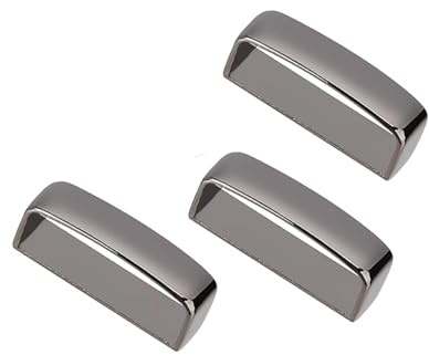 KGDUYC 3pcs Herren Gürtelschnalle für Gürtelbefestigung, Zubehör-Gürtelschlaufe Keeper Edelstahl