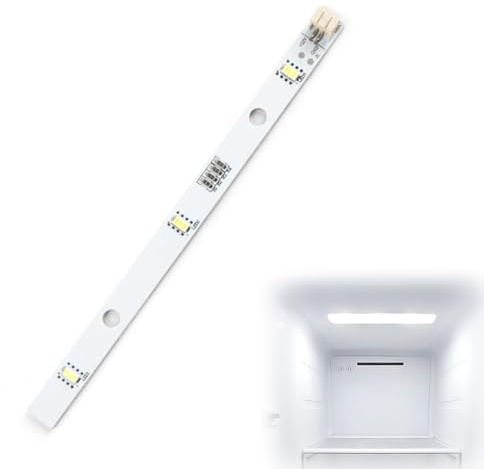 Tira de luz LED para RONGSHENG/HISENSE, tira de luz LED para refrigerador E349766 MDDZ-162A 1629348 1529227 DC12V 2W, compatible con nevera Kenwood KIFF5017 KIFF5020 KIFF7017 KIFF7020 KSBNDIX11 8