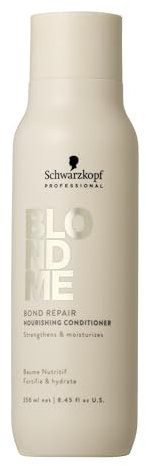 Schwarzkopf Professional BLONDME Bond Repair Nourishing Conditioner Spülung Mit Leichter Formel Mandelöl Weißer Tee Tiefenwirksam Pflegende Haarspüllung Hydratisierend Und Entwirrend 250 ml