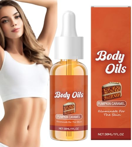 Aceite Corporal - Aceite para la Piel con Fragancia 30ml,Textura Ligera 5 Fragancias para Uso Diario Hombres Mujeres Piel Madura Noche Viaje Playa Hogar