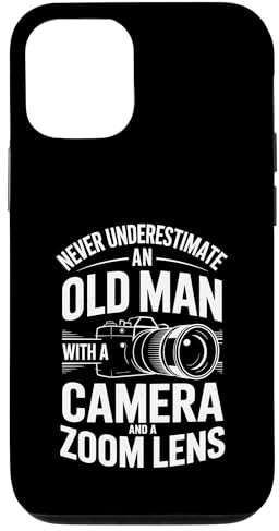 Photographer Camera Funny Photography Humor for Grandpa Case for iPhone 12/12 Pro