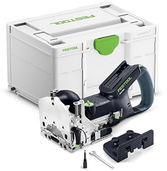 DFC 500 E-Basic Akku-Dübelfräse - Schlitzfräse für Domino-Dübel | Mobiler Nutfräser für 4x20 bis 10x50 mm Dübel, Pendelfräsprinzip für präzise Holzverbindungen, inkl. Anschlagpins