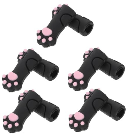 Ipetboom 10 Piezas de Silicona para Pinzas y Tijeras de Cutículas Funda Elástica con Diseño Pata de para Manicura y Pedicura Compatible y Reutilizable