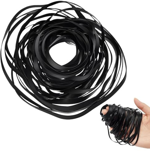 JYXNU 100 pcs Vierkantriemen Für Kassettenmaschine, Gummi Riemenscheibe, Cassette Belt, Recorder Gummiriemen 26-120mm Gummi Riemenscheibe Antriebsriemen Belt Vierkantriemen Für Plattenspielerreparatur