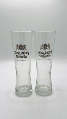 Juego de 2 vasos de cerveza alemania 25 cl, modelo KONIGWEISSBIER