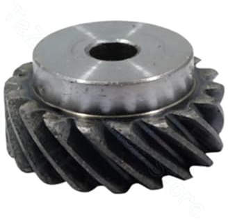 1,5M vänsterhänt spiralformad vinkelväxel - 45° vinkel, 45# stål, 26/30/40/50 tänder 1 st(30 Teeth (Bore 15mm))
