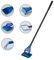 COVVY Hohe Qualität 5 in 1 Aquarium Reinigung Werkzeug Set Fischnetz + Kiesrechen + Algen Schaber + Float Gabel + Schwamm zur Reinigung Aquarium Bettgestell Gabel Kies