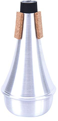 Trompetenkornett-Übungsdämpfer, gerade, Aluminium
