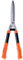 KADAX cisaille à haies, cisaille à arbustes, longueur : 53 cm, cisaille de jardin manuelle pour couper les arbustes, lames en acier de haute qualité, coupe ondulée, revêtement antiadhésif, noir/orange