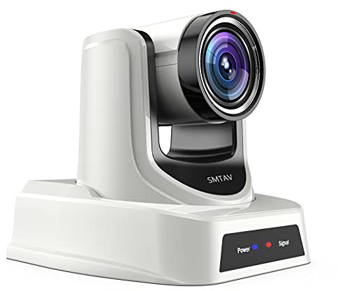 SMTAV White Full HD Broadcast and Conference PTZ Camera,POE Supported (30X,NDI)