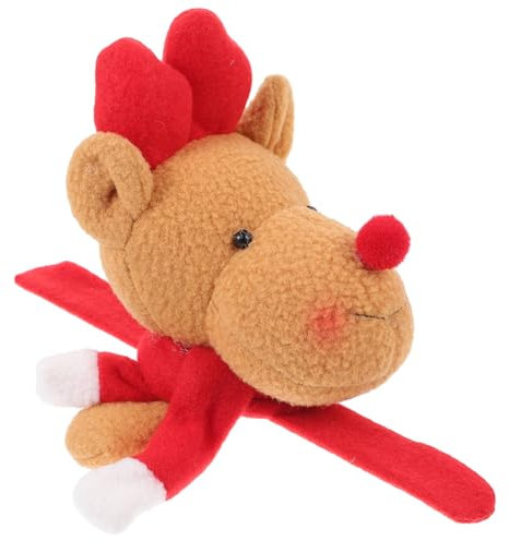 CIYODO Xmas Elch Slap-armband Lustiges Party-schmuckstück Für Weihnachtsfeiern Weich Und Sicher Accessoire Für Festliche Anlässe