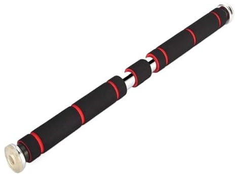 Klimmzugstange Verstellbare Tür-/Wand-Reckstange, for den Innenbereich, for das Fitnessstudio, Klimmzugstange, Stanzfrei, Fitness-Klimmzugstange, Muskeltrainingsausrüstung Reckstange(Basic no lock)