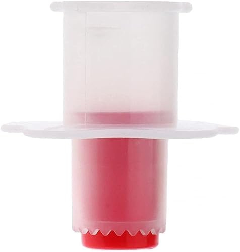 Red Cake Digger Cupcake Corer Tools,Reusable Plastic Cake Digging Holes Device,Muffin Cake Pastry Corer Model,Plunger Cutter Decor,Useful and Deft for Muffin Cake Filling Corers and Pitters