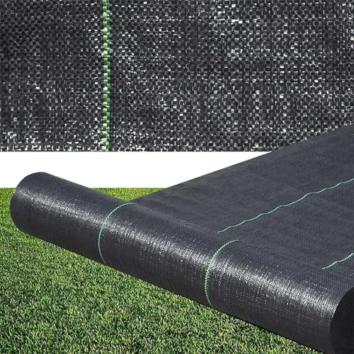 Tela geotextil Premium para paisajismo: Membrana antimaleza para una Barrera eficaz contra el césped, Tela Duradera para Cubrir el Suelo (1,2 x 15 m) para Jardines y Patios.