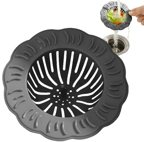 Grille d'Évier de Drain | Séparateur de Drain pour Évier de Cuisine,Capteur de Nourriture pour Caniveau Maison Hôtel Salle de Bain Commerciale Toilettes