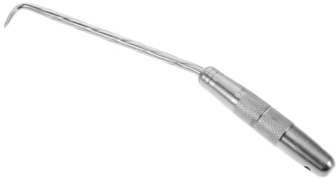 COLLBATH Gancio Tombino in Inox con Maniglia Ergonomica per Sollevamento Chiusini e Tapparelle Avvolgibili Multifunzione Facile da Usare e Installare