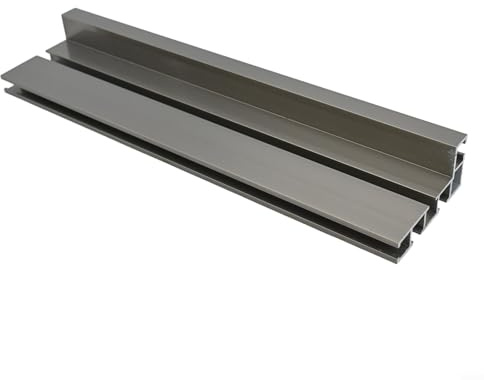 Zilimontt Aluminum Alloy Miter Gauge with Push Handle for Table Saws, Band Saws, Milling Machines and Disc Sanders - 75° Angle Beveling Accuracy with Incremental Control(A)