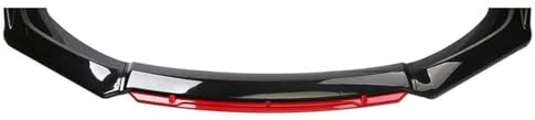 Front Bumper Splitter for Ford Transit Custom 2012-2026+ Front Bumper Spoiler Protector Splitter Body Kit Spoiler Guard Accessories,D/black Red