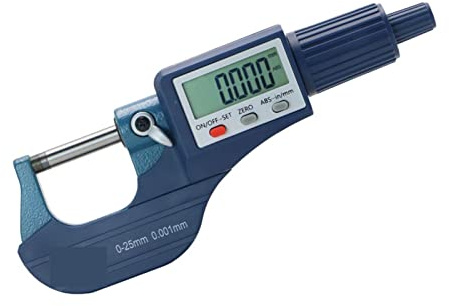 0-25/25-50/50-75/100 mm Micron Micron Micrómetro exterior Micrómetro electrónico Calibrador de micrómetro 0.001 mm Herramientas digitales Calibrador(25-50mm)