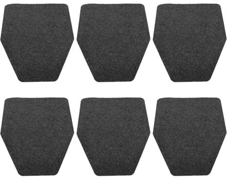Veemoon 6Pcs Men’S Urinal Floor Mats Non-Slip Backing Washroom Mats Water Absorbent Toilet Rugs 42X52Cm Commercial Bathroom Floor Protector Washable Urinal Pads