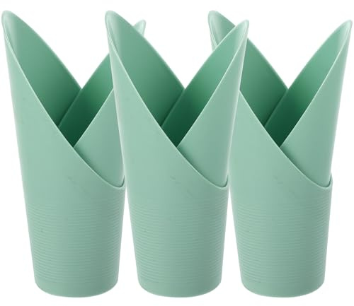 YARNOW Set 6 Palette per Terriccio da Giardinaggio in Plastica Piccoli Attrezzi per Piantare Piante Succulente e Bonsai Strumenti Manuali per Impugnatura Comoda Uso in Giardino e