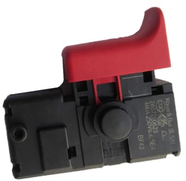 UTTASU Interruptor de taladro de repuesto para Bosch GBM13RE, GBM10RE, GBM350RE, TBM3400, TBM1000, TBM3500 (número de pieza 2607200623), fácil de instalar, ajuste exacto