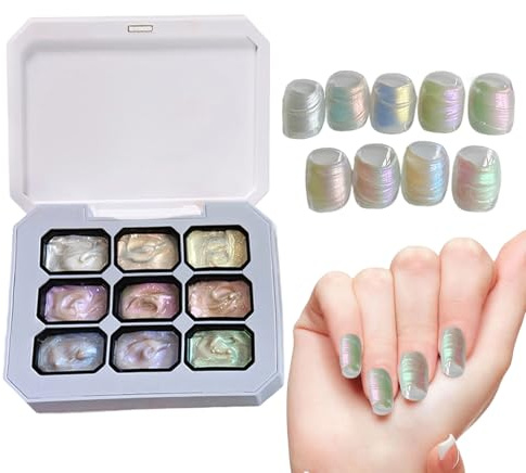 Vernis semi-permanent à peindre pour ongles Palette de manucure à effet | Vernis à ongles couleur Pour salon, , fête, spa, studio, débutantes,