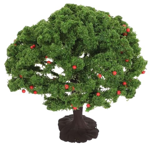 HOLIDYOYO Arbre Miniature Artificiel Pommier 15cm en Fer et Plastique pour