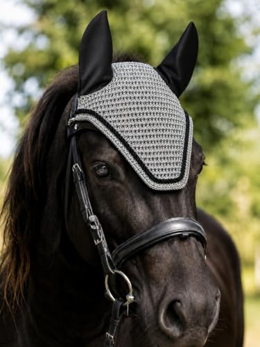 Fliegenhaube Fliegenohren Gold o Silber - Farben Lastik Ohren VB WB Tysons (Silberfarben, VB)
