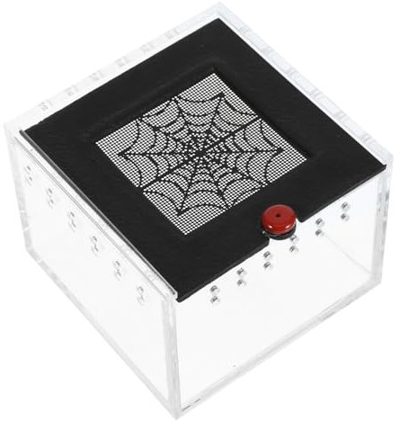 minkissy 1stück Mantis Zuchtbox Aus Kleine Reptilien-fütterungsbox Mit Luftlöchern Für Spinnen Eidechsen Und Andere Kleine Tiere Stapelbar Und Langlebig