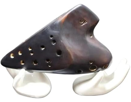Okarina-Instrument Musik Ocarina Flöte 12 Loch Keramik Carina Flöte Musikinstrumente Professionelle AC/C/BC (Color : AC)