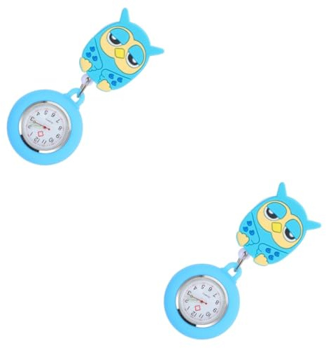 SOIMISS 2stücke Silikon Watch Mit Eulen-Design Dehnbare Taschenuhr Für Und Ärzte Präzisionsquarz-Uhr Für Berufe Langlebig Und Praktisch