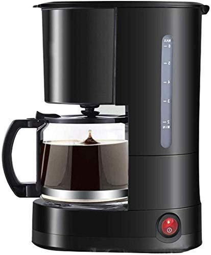 CNNKWXTW Coffee Machine, Filter Coffee Machine with Insulated Jug,Anti-Drip System,Permanent Reusable Filter,Filter Coffee Maker with 10 Minute Brew Time,800W,Compatible with Espresso Cooke